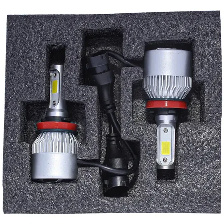 Kit Luces C6 H8 / H9 /h11 12v 30w 6000k Juego Led 2 Unidades 4