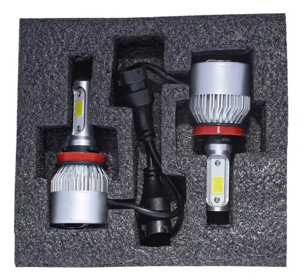 Kit Luces C6 H8 / H9 /h11 12v 30w 6000k Juego Led  4