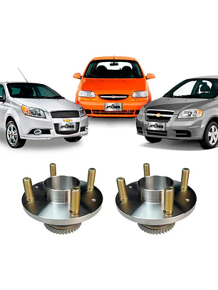 Maza Rueda Trasera Chevrolet Aveo 1.4 2004-2016/par C/abs
