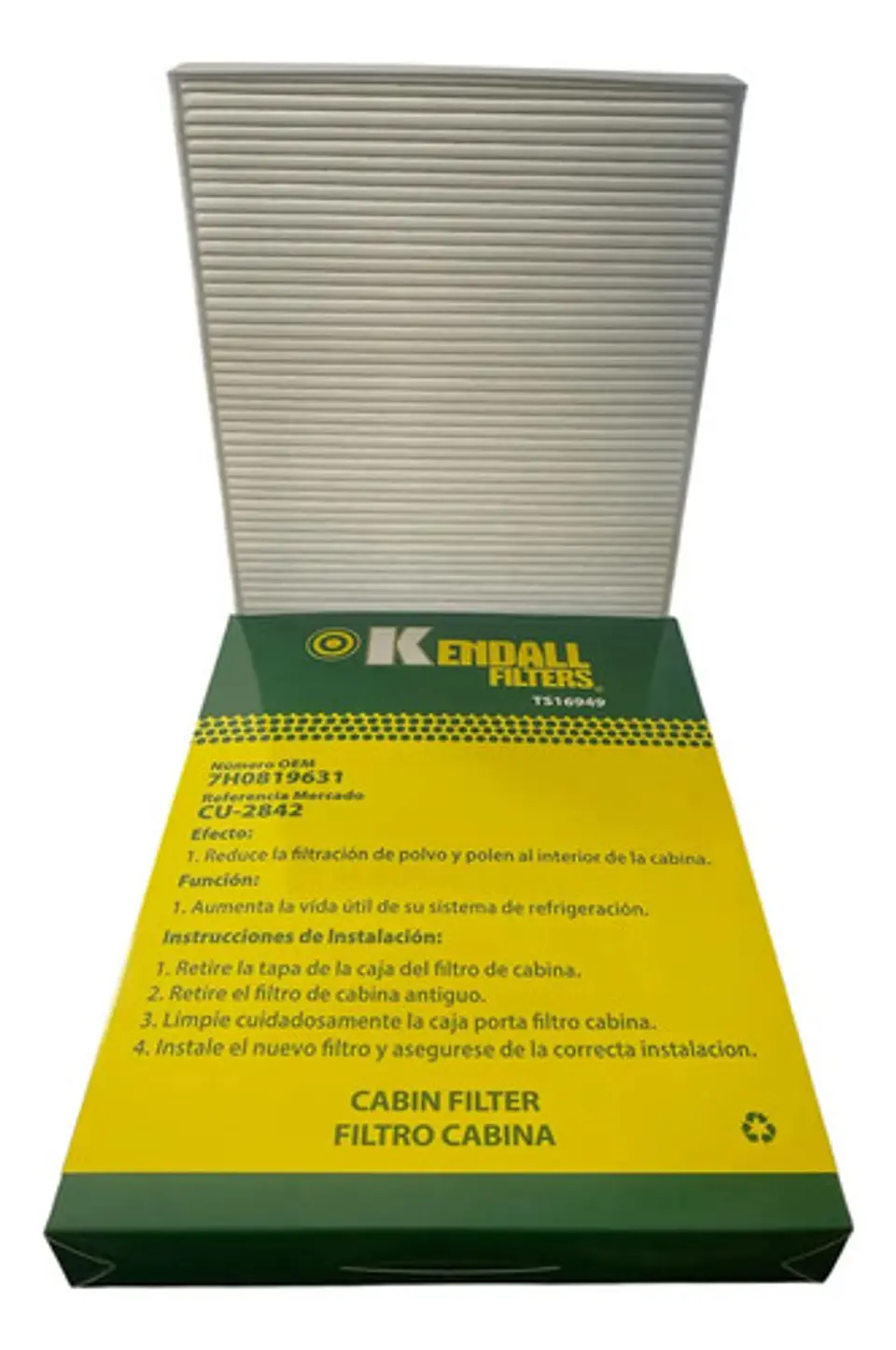 Filtro Cabina Volkswagen Amarok 2.0 163 Cdca Sohc 2010/2016 5