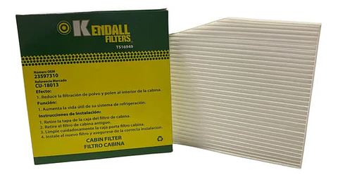 Filtro De Cabina / Polen Para Chevrolet N400 Max 2020-2024