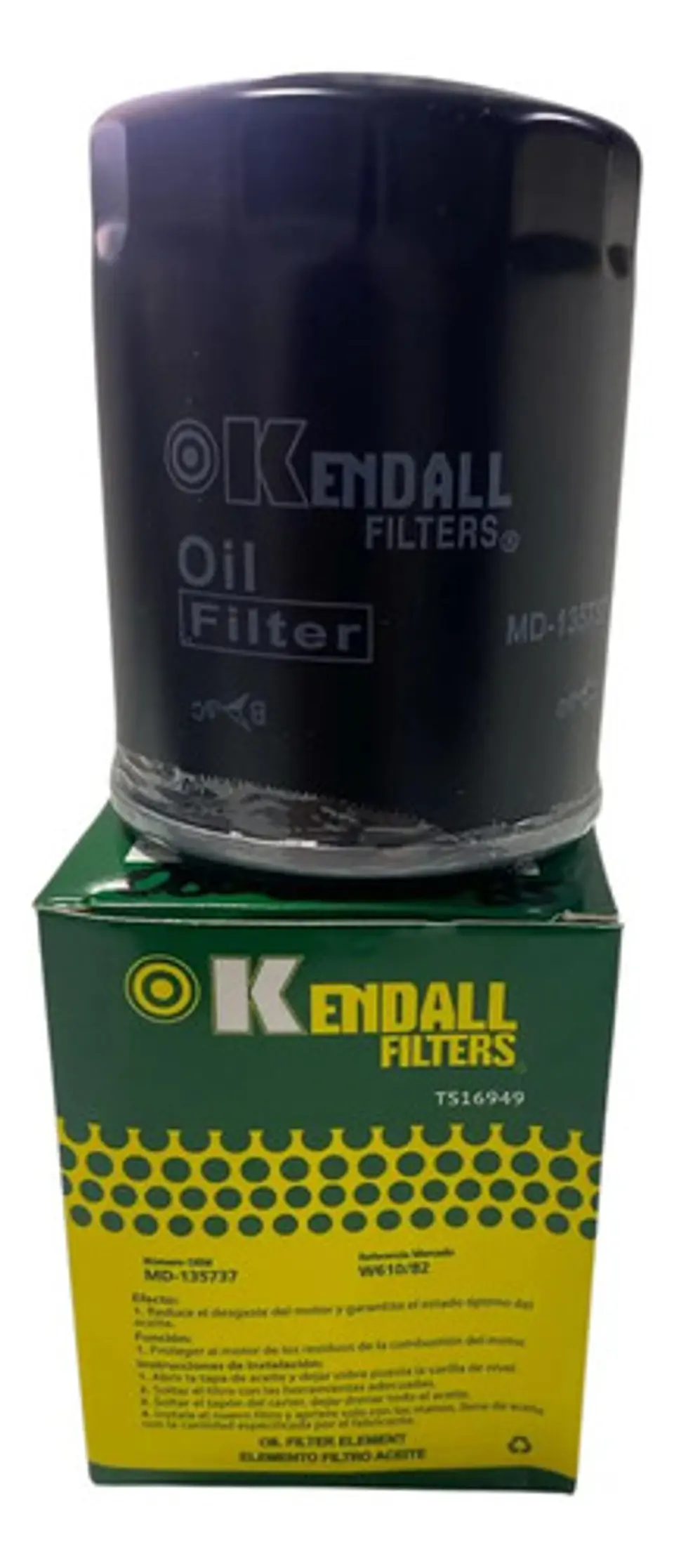 Filtro Aceite Para Mitsubishi L200 2.4 1993/1998 2