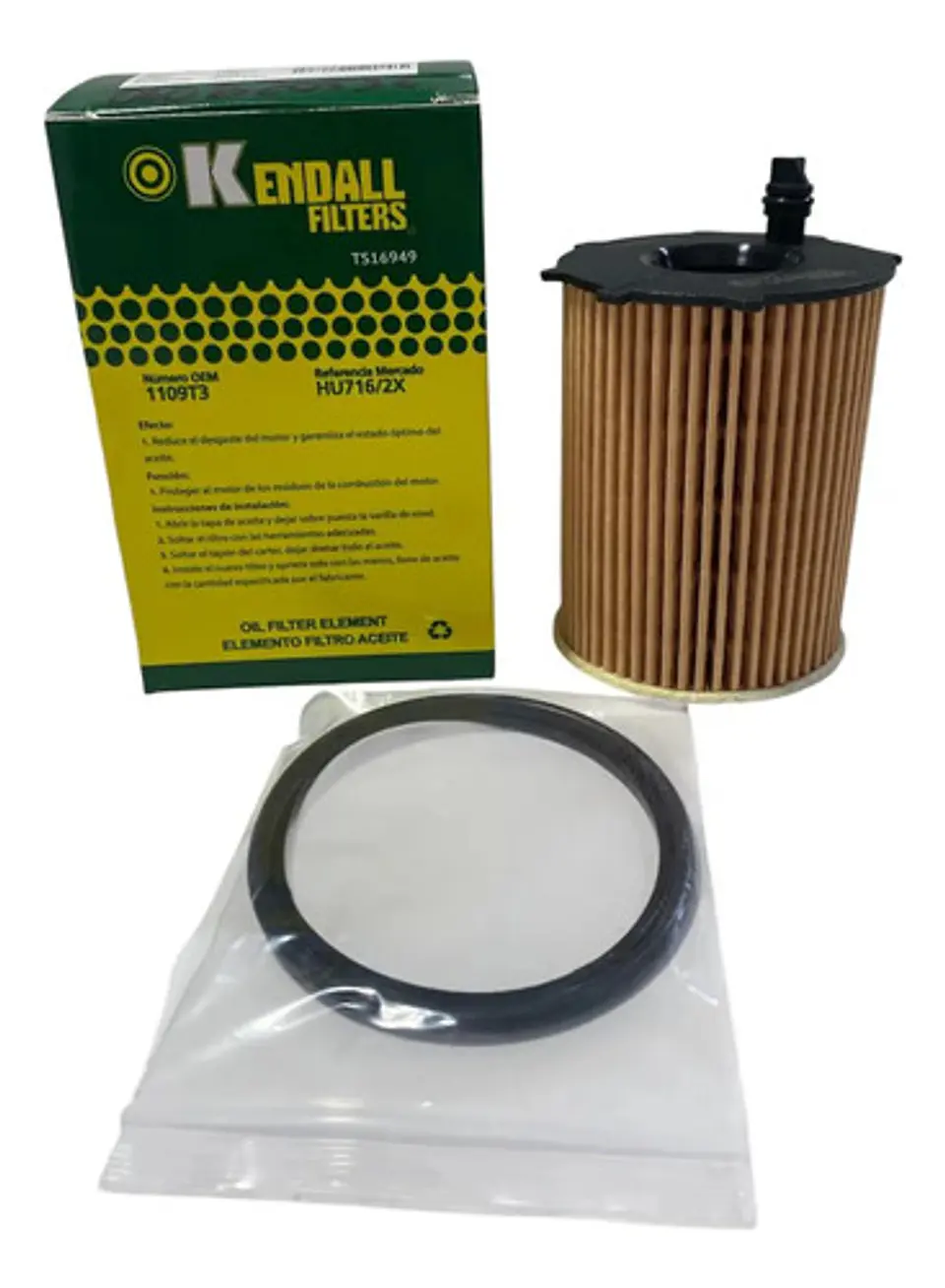 Elemento Filtro Aceite Peugeot 206 Hdi/partner/berlingo/ds3 1
