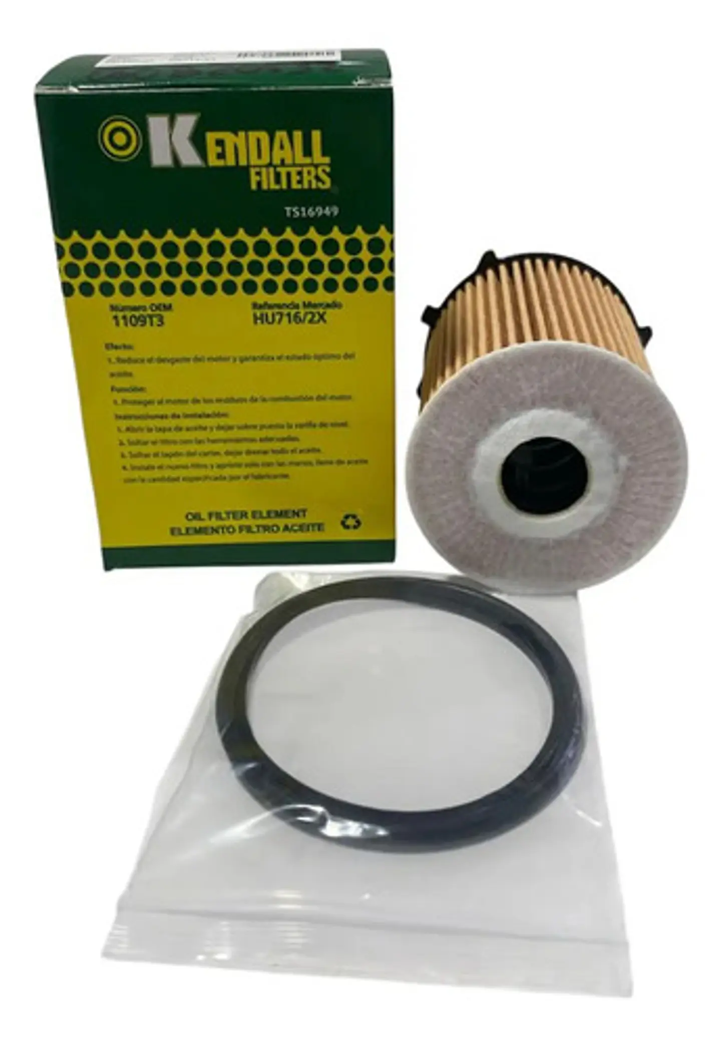 Elemento Filtro Aceite Peugeot 206 Hdi/partner/berlingo/ds3 2