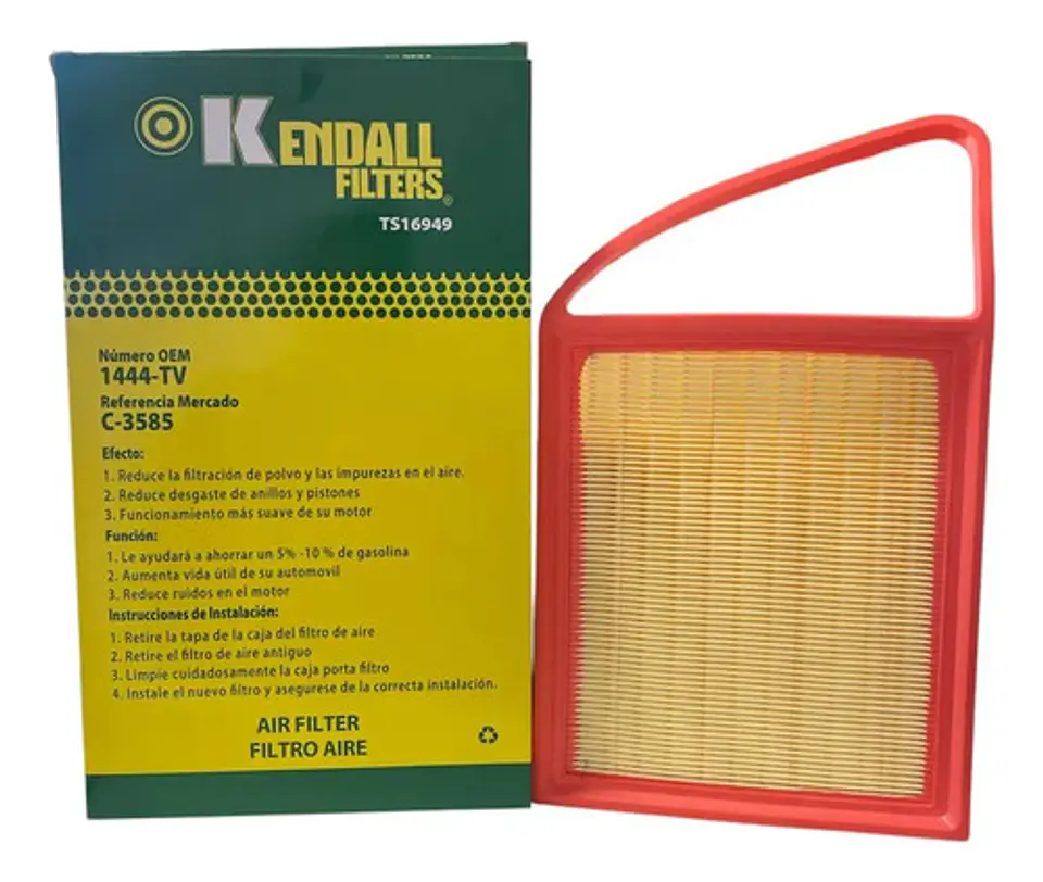 Filtro De Aire Peugeot Partner 1.600 Dv6td 307/3008 Berl 1.6 1