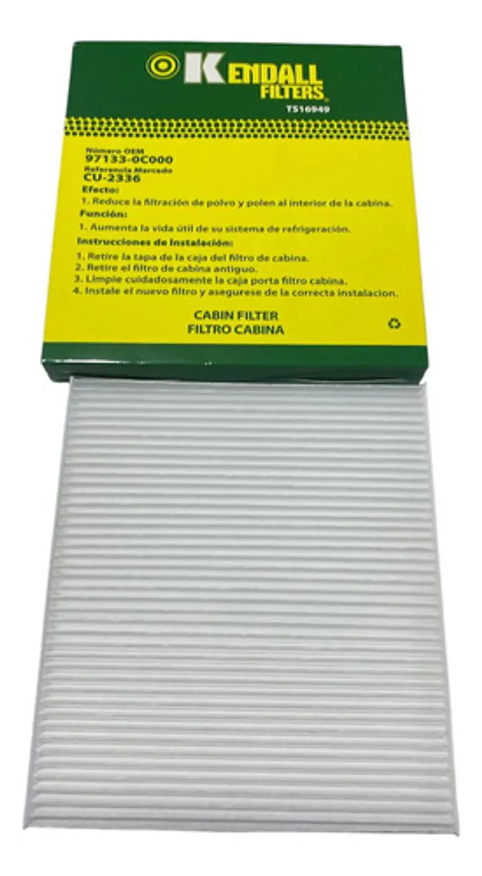 Filtro Cabina Para Hyundai Accent Rb 1400 G4f 1.4 2012-2020 3
