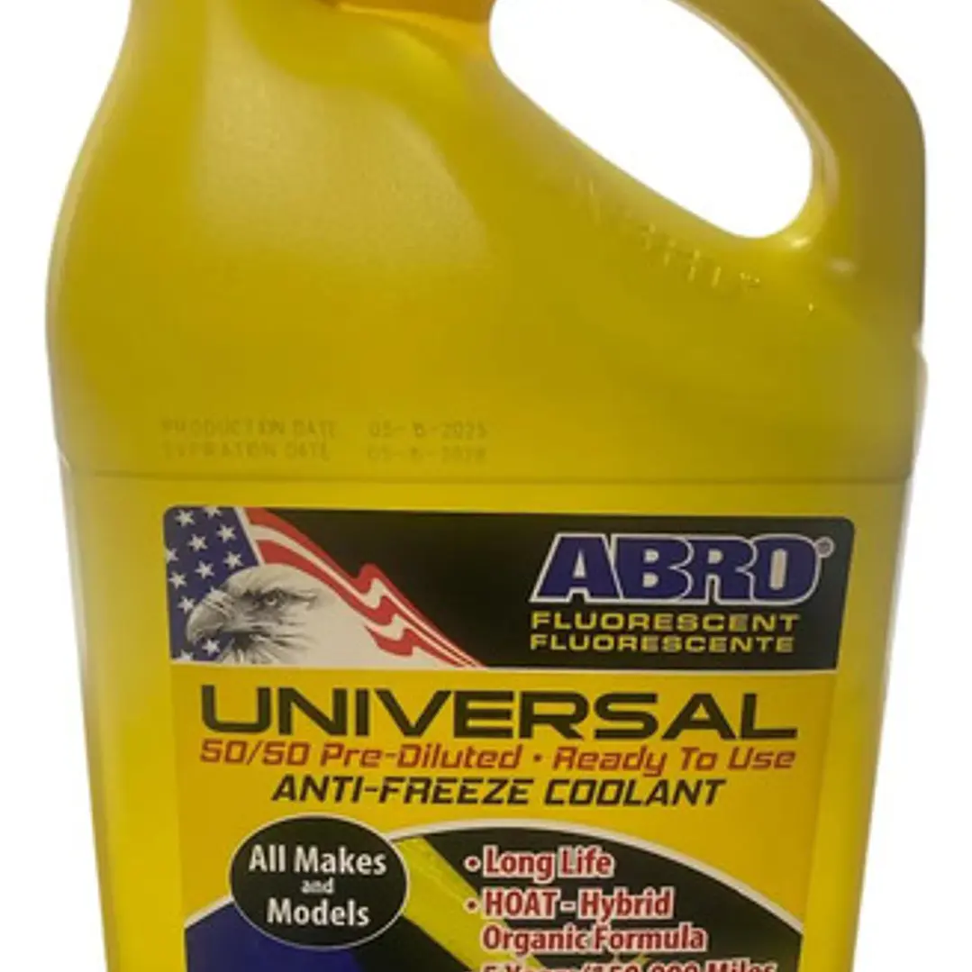 Refrigerante Anticongelante Abro 50/50 3,78 Lt Amarillo 2