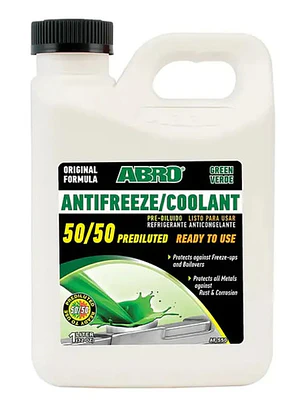 Refrigerante Anticongelante Verde Abro 50/50 3,78 Lt Verde