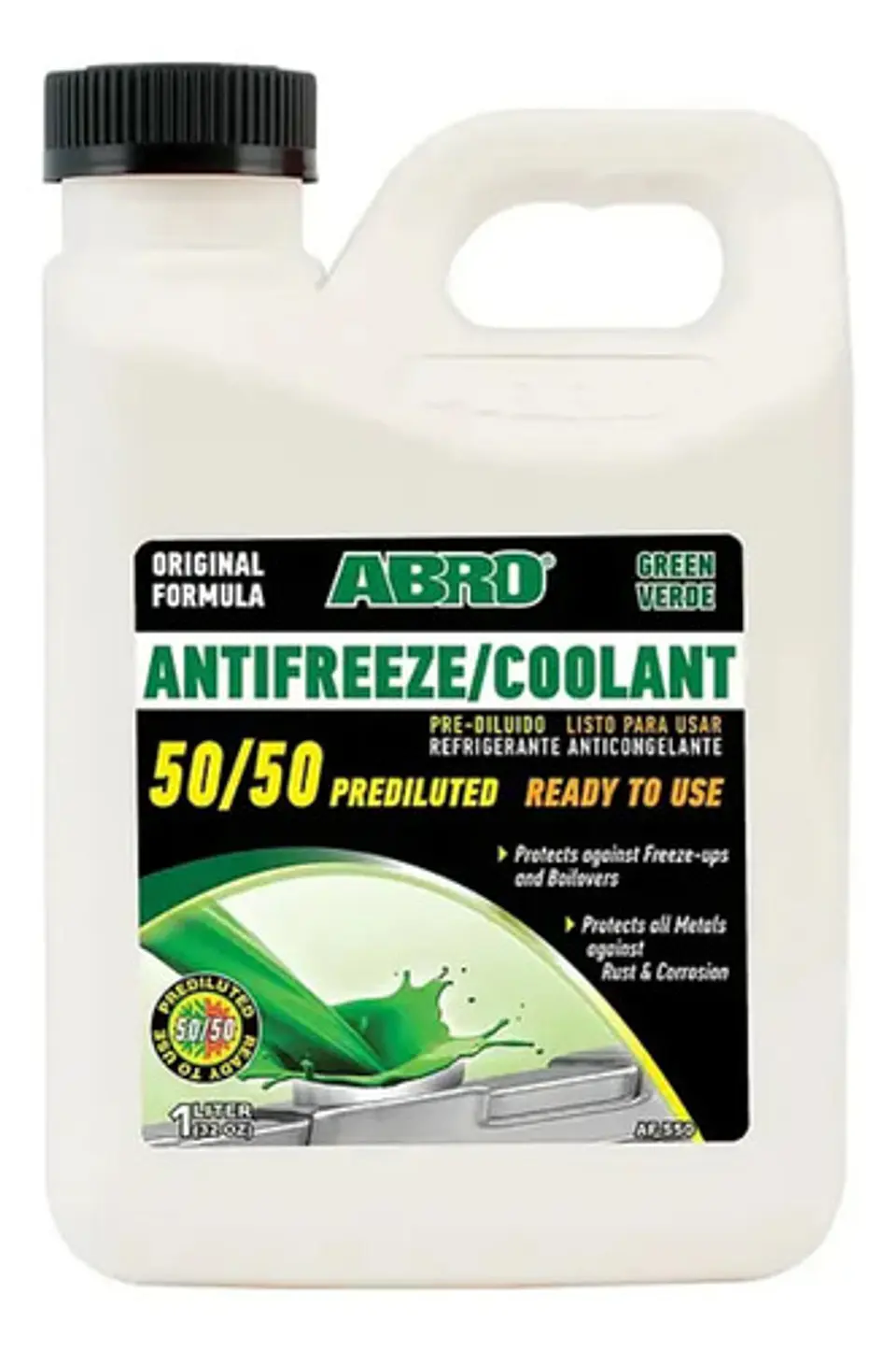 Refrigerante Anticongelante Verde Abro 50/50 3,78 Lt Verde 1