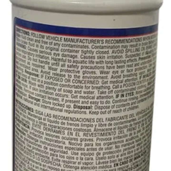 Líquido De Frenos Dot 3 300 Ml Americano Abro 4