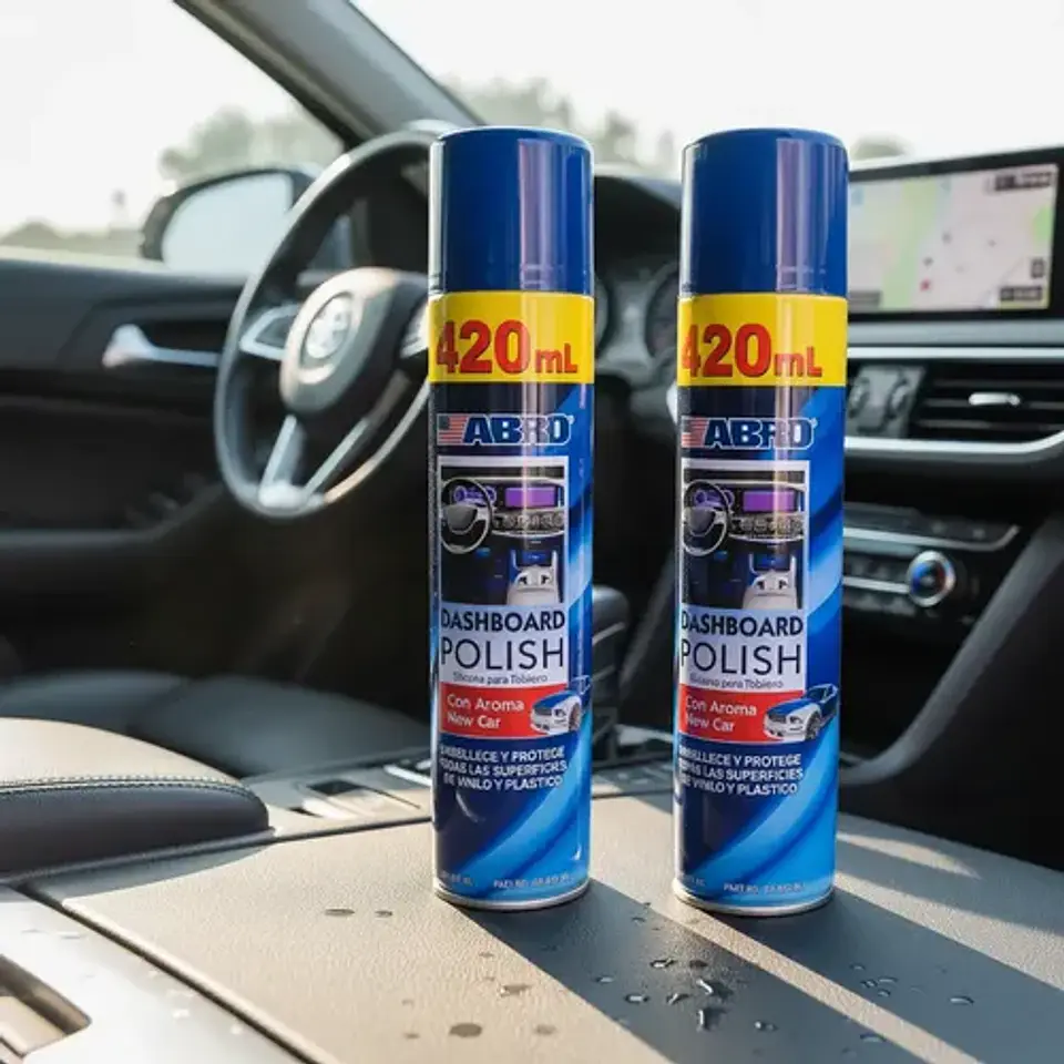 Silicona Abrillantador New Car 420ml Abro 1