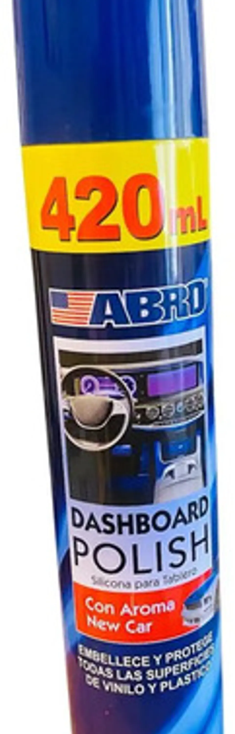 Silicona Abrillantador New Car 420ml Abro 3