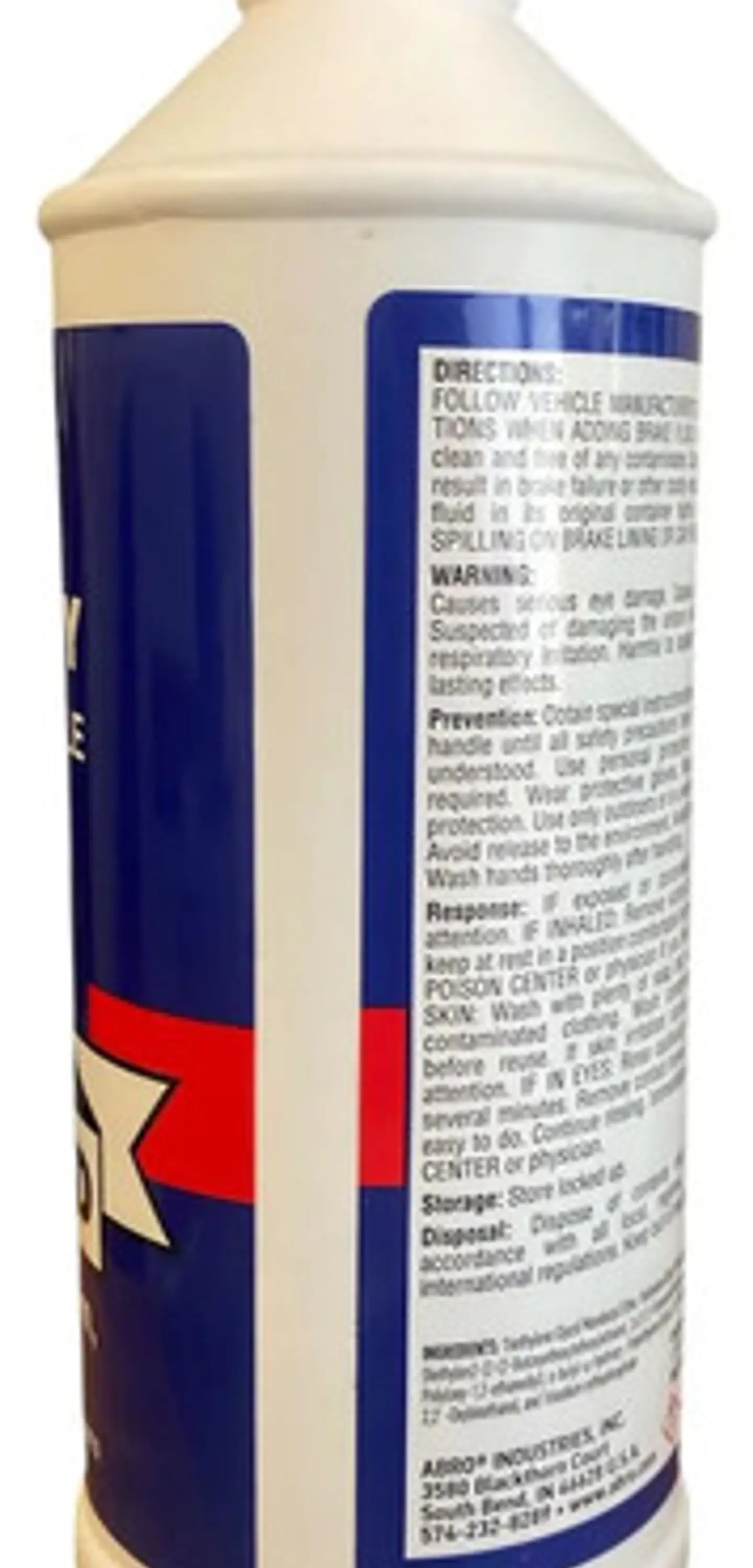 Líquido De Frenos Dot 3 485 Ml Americano Abro 3