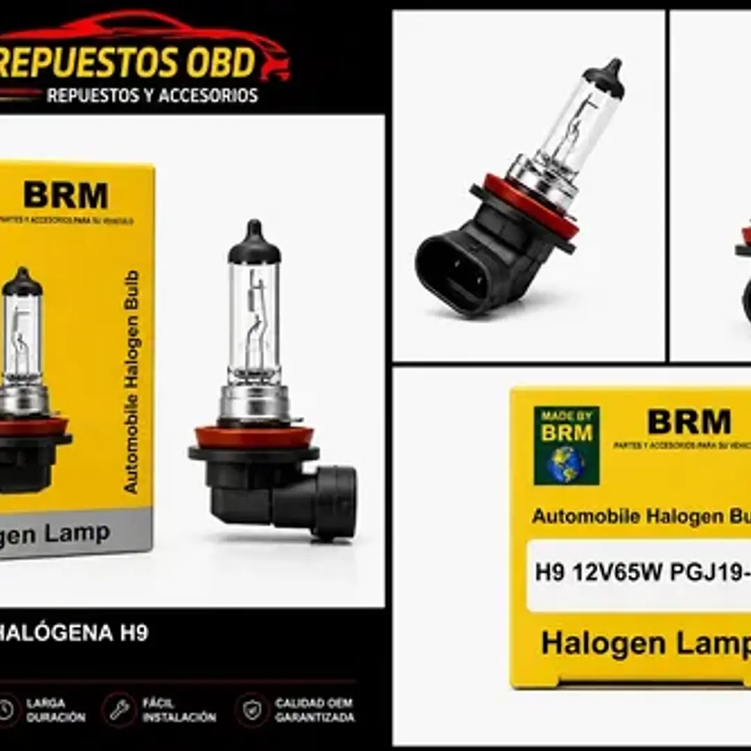 Ampolleta Brm H9 12v 35w Pipa 3