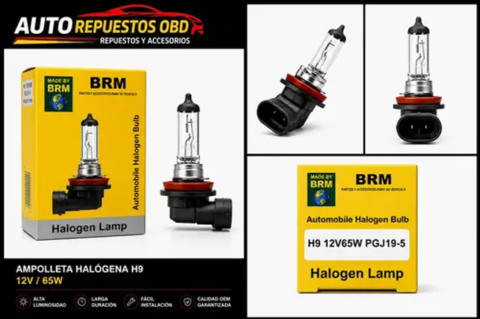 Ampolleta Brm H9 12v 35w Pipa 3