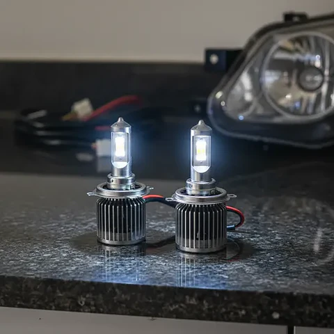 Set De Ampolletas Led Cree 12 Ivolt H4 C6 2 Caras