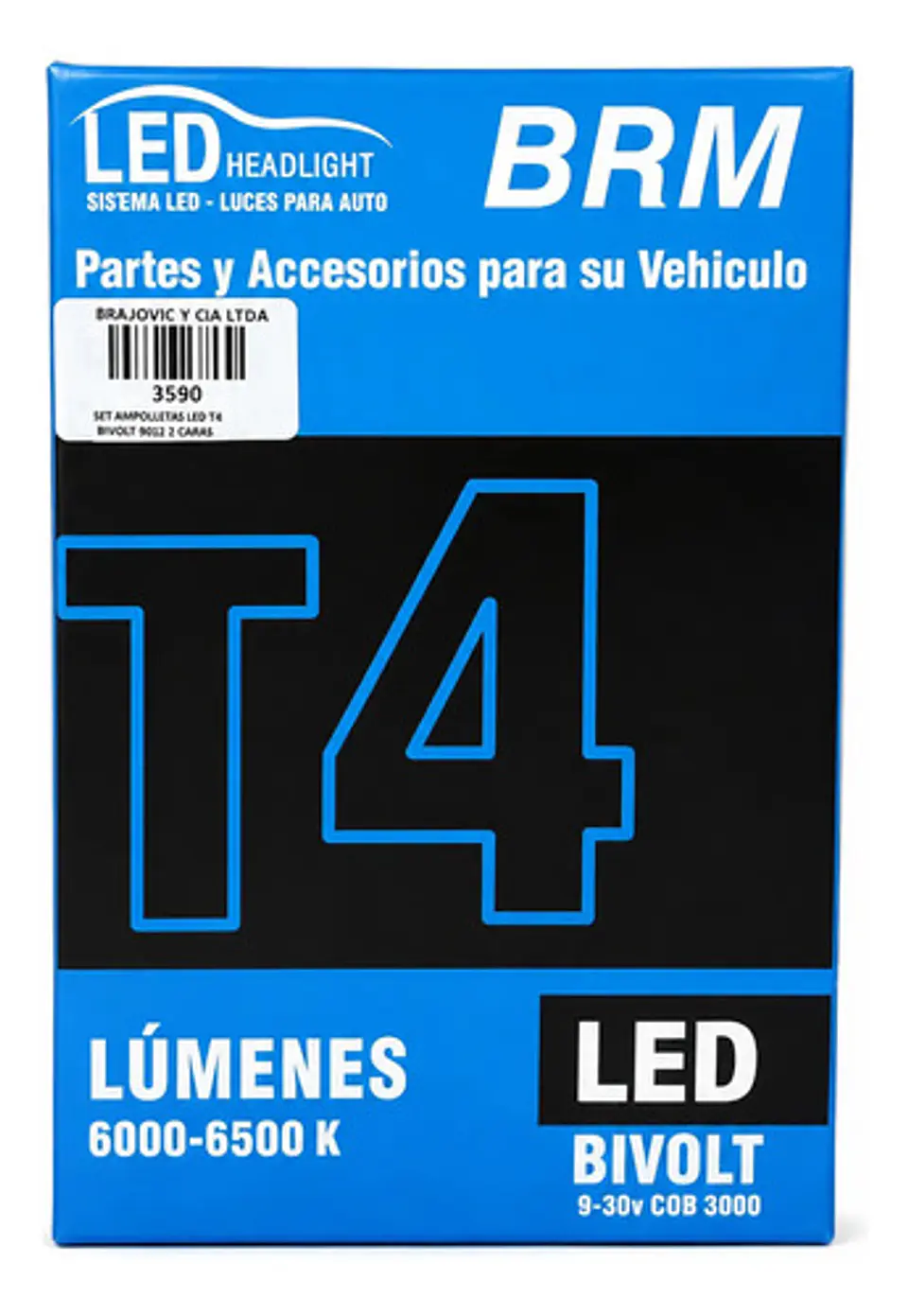 Ampolletas Led T4 Bivolt H8 2 Caras 3