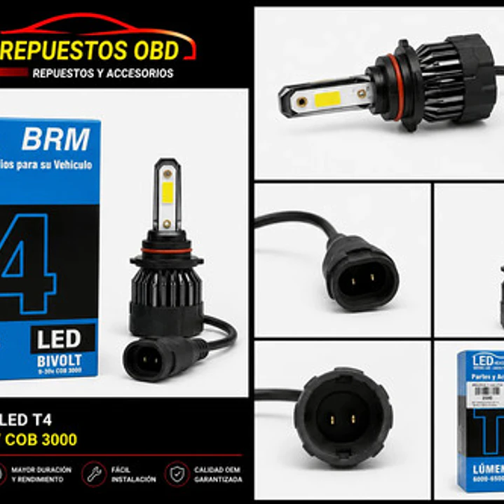 Ampolletas Led T4 Bivolt H8 2 Caras 4