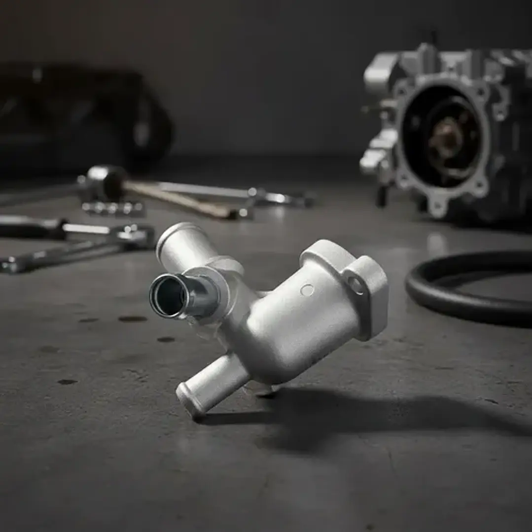 Carcaza Termostato Para Chevrolet Spark 8.0 2004/2016 1