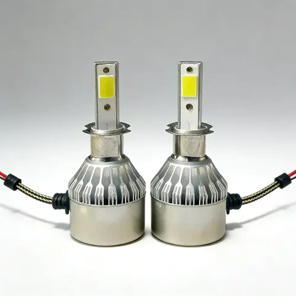 Set De Ampolletas Led H3 Led Cree C6 Bivolt 36w 4800lm 3