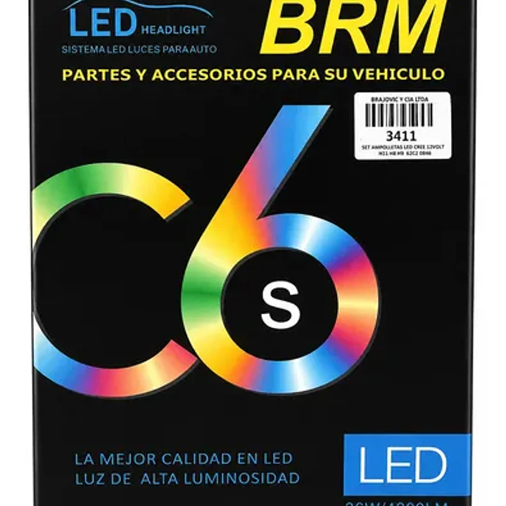 Ampolletas Led N1 12v H11 2 Caras 3