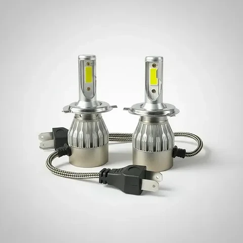 Kit De Ampolletas Led H4 Led Cree C6 Bivolt 36w 4800lm