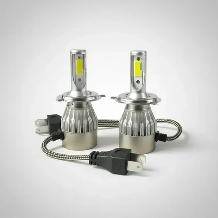 Kit De Ampolletas Led H4 Led Cree C6 Bivolt 36w 4800lm 2