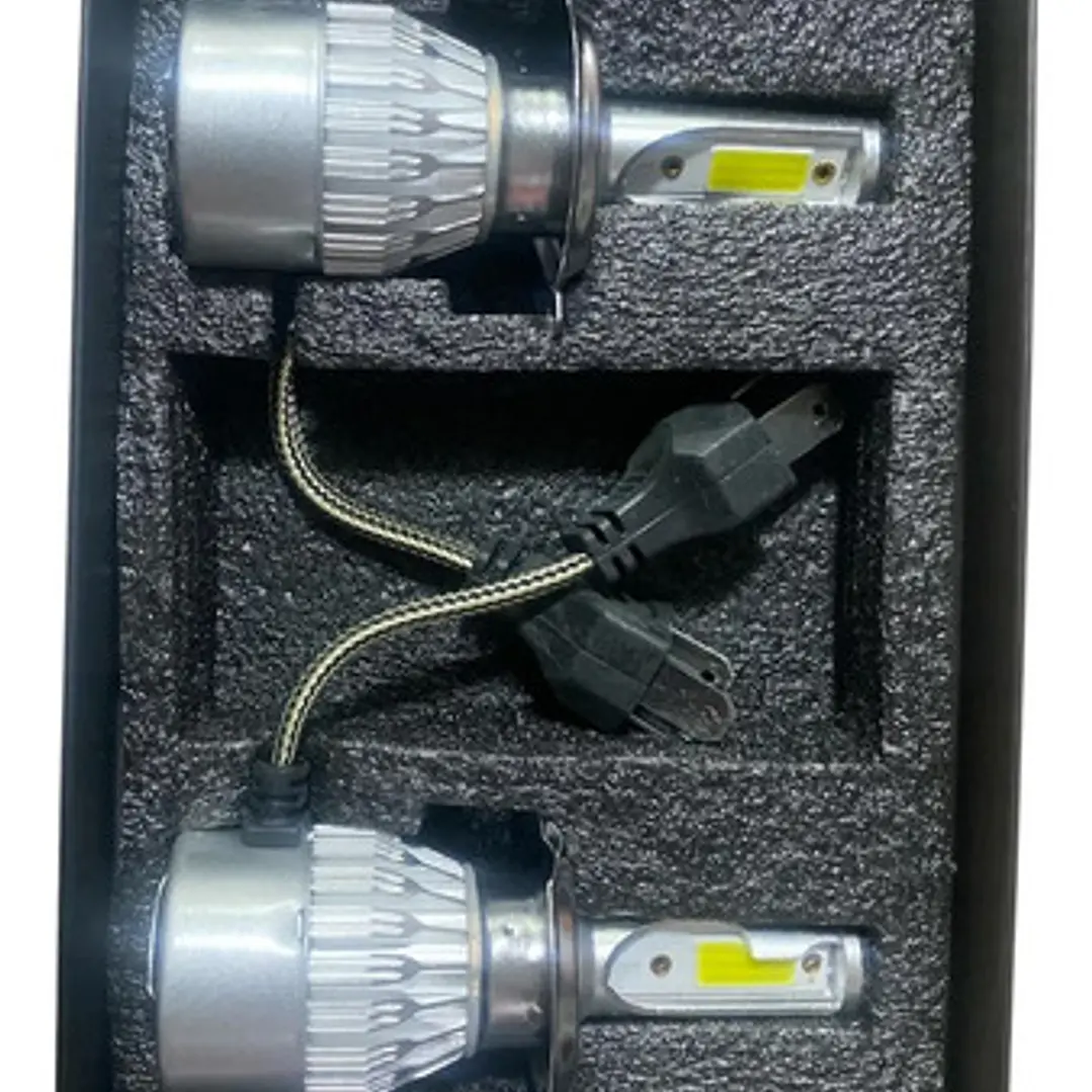 Kit De Ampolletas Led H4 Led Cree C6 Bivolt 36w 4800lm 4