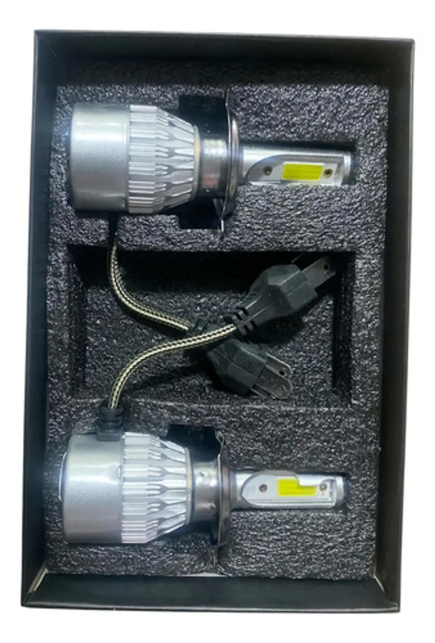 Kit De Ampolletas Led H4 Led Cree C6 Bivolt 36w 4800lm 4