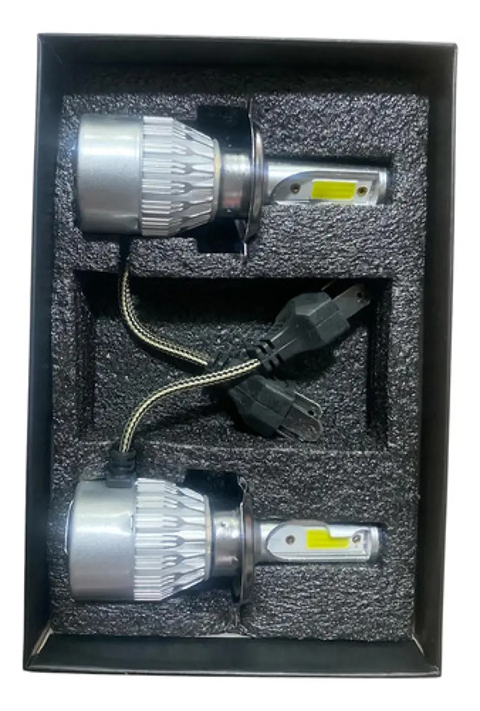 Kit De Ampolletas Led H4 Led Cree C6 Bivolt 36w 4800lm 4