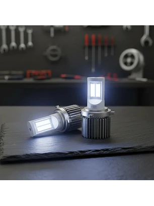Set De Ampolletas Led Bivolt H11 2 Caras Brn Blanco Neutro