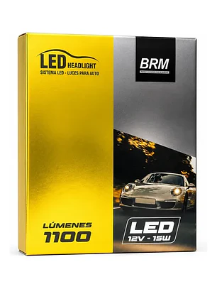 Set De Ampolletas Led Bivolt H11 2 Caras Brn Blanco Neutro