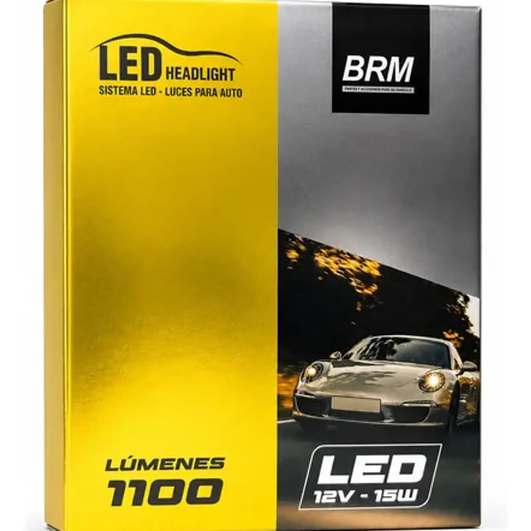 Set De Ampolletas Led Bivolt H11 2 Caras Brn Blanco Neutro 2