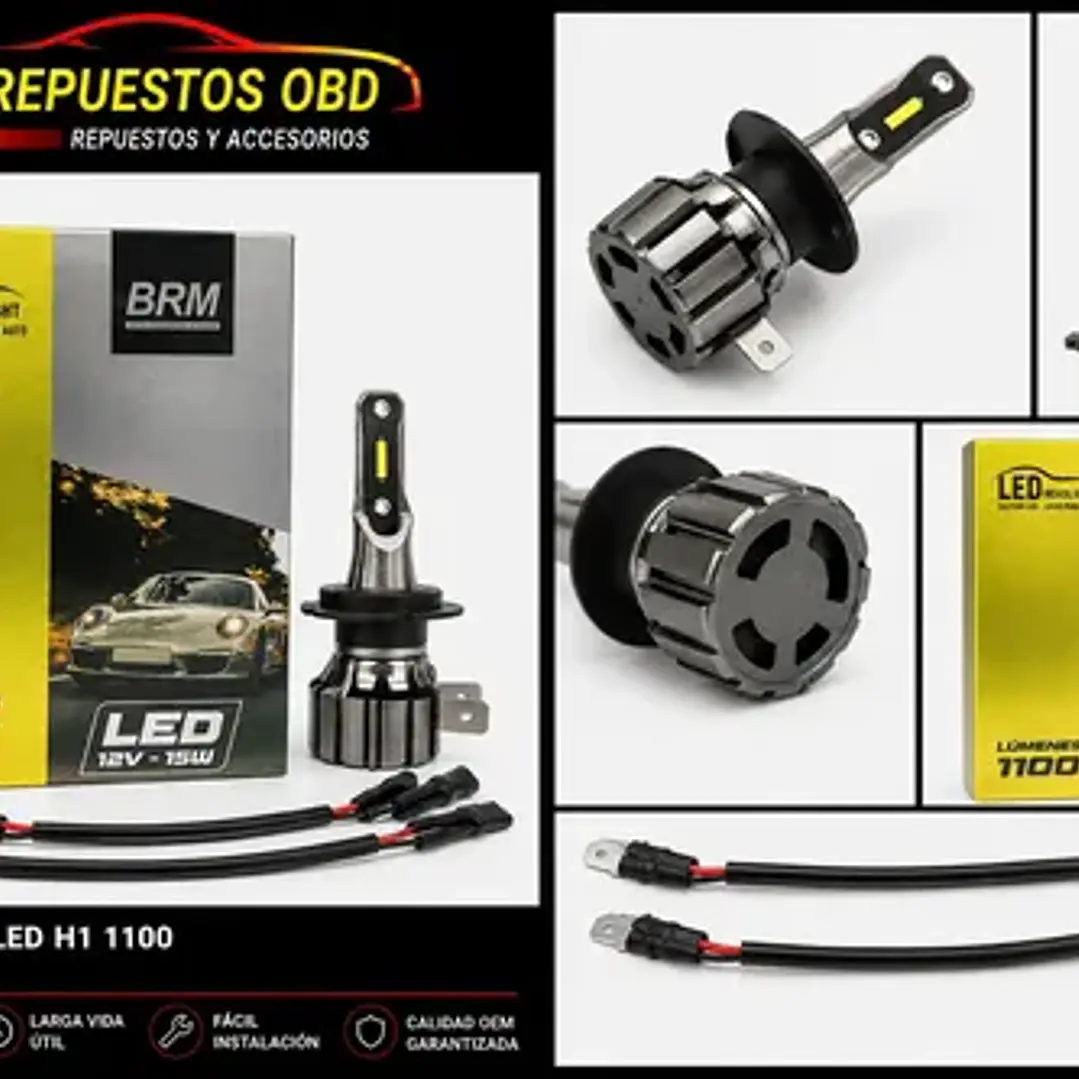 Set De Ampolletas Led Bivolt H11 2 Caras Brn Blanco Neutro 3
