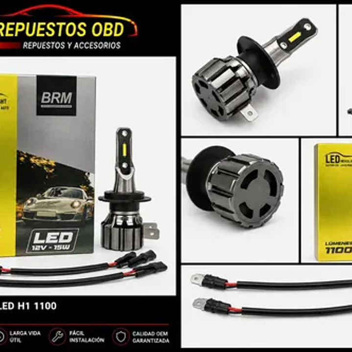 Set De Ampolletas Led Bivolt H11 2 Caras Brn Blanco Neutro 3