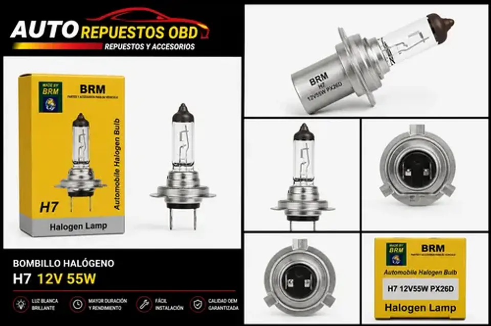 Ampolleta Brm 12v H7 55w 5