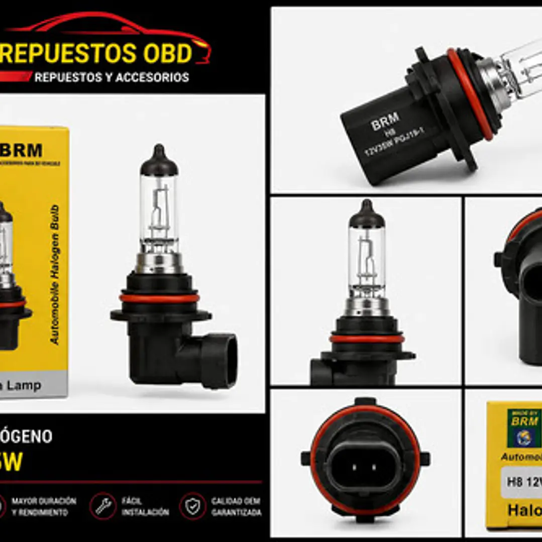 Ampolleta Brm H8 12v 35w Pipa 3