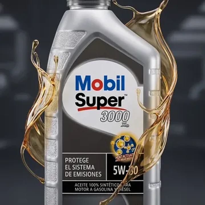 Aceite 5w30 Mobil Sintético Super 3000 Xe4 Sp Ce Dpf 1 Litro 4
