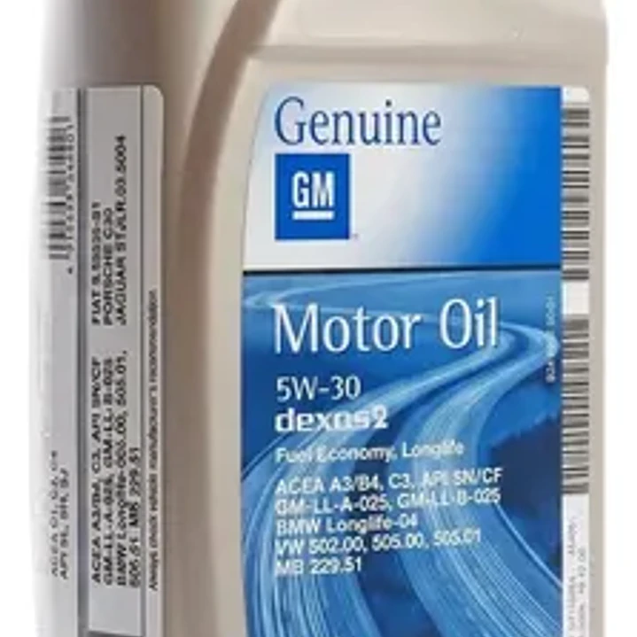 Aceite Lubricante 5w30 Genuine Gm Sn/cf C3 Dpf Dexos 2 1l 5
