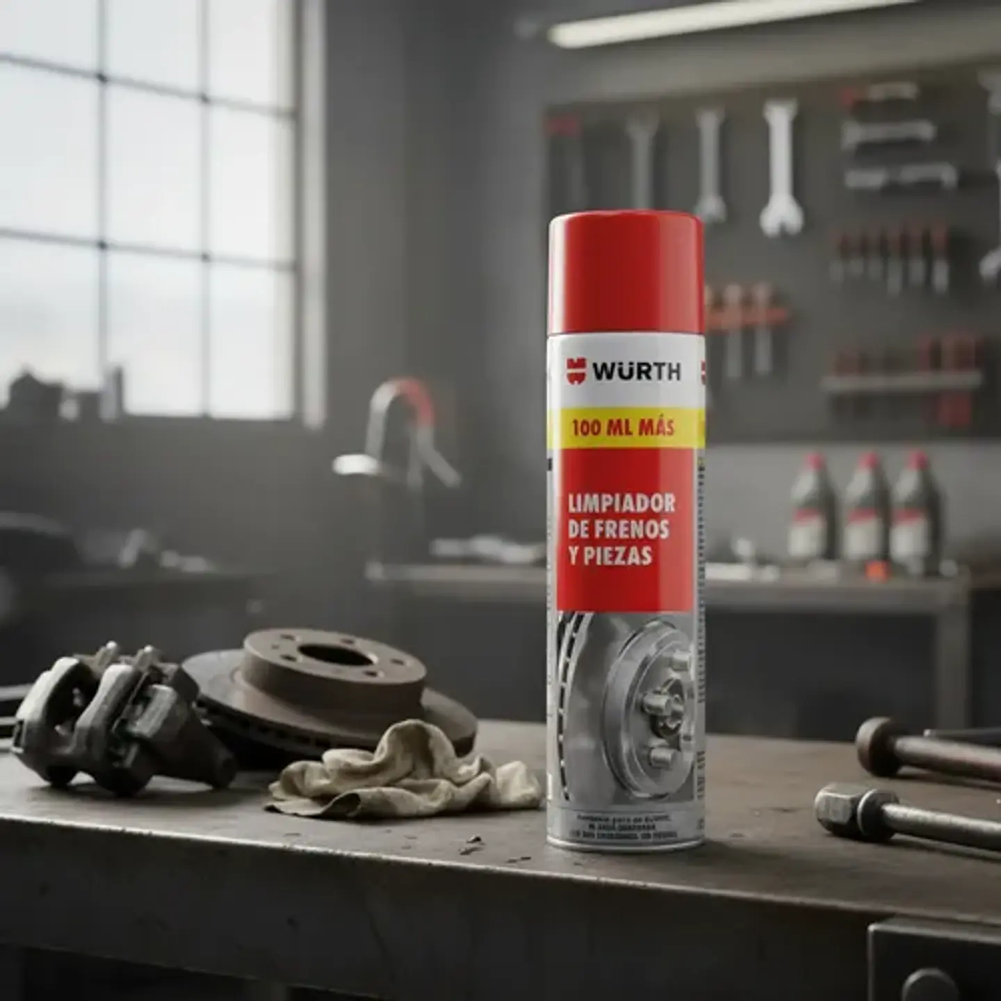 Limpiador De Frenos En Spray 500ml Wurth 1