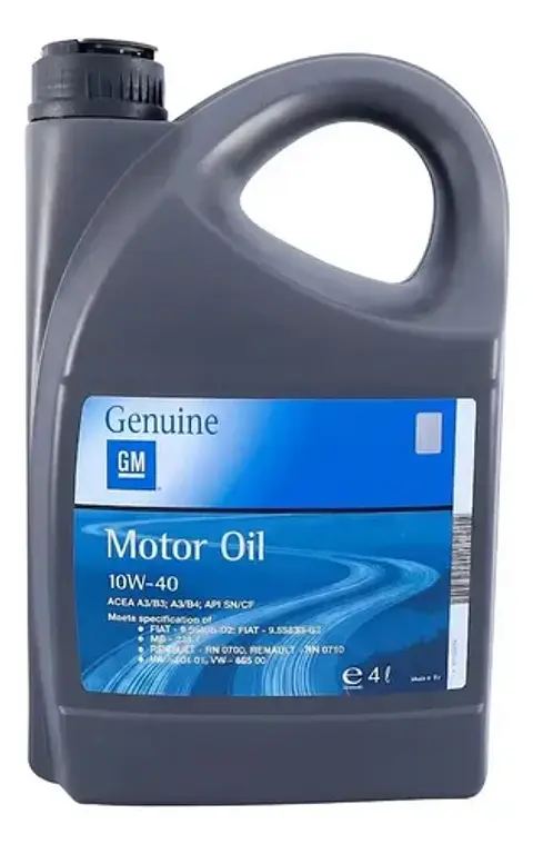Aceite 10w-40 Gm 2000 Sl Plus/cf A3/b4 4l