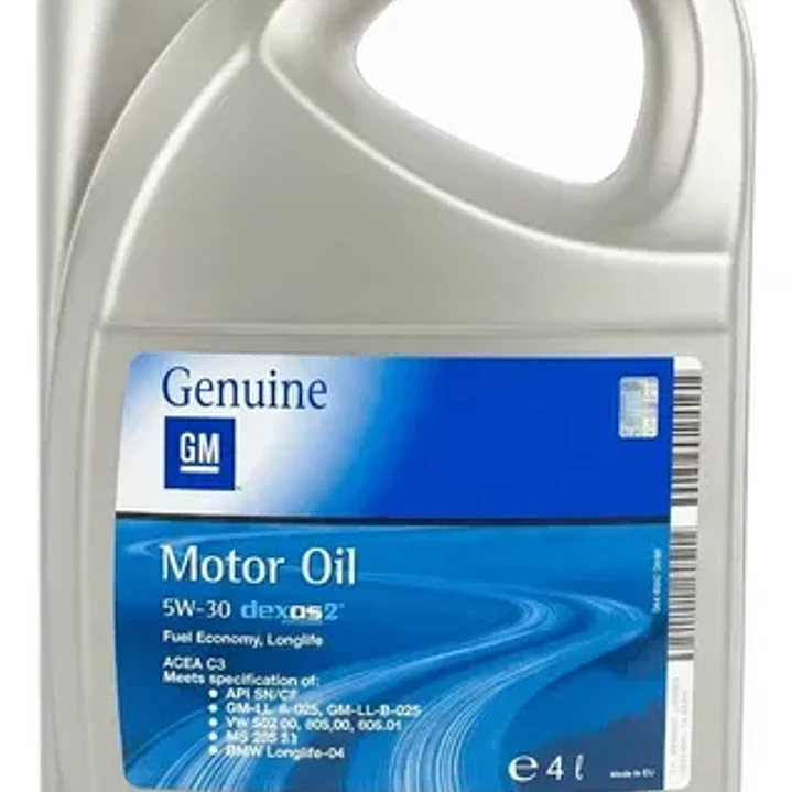 Aceite Lubricante 5w30 Genuine Gm Sn/cf C3 Dpf Dexos 2 4l 4
