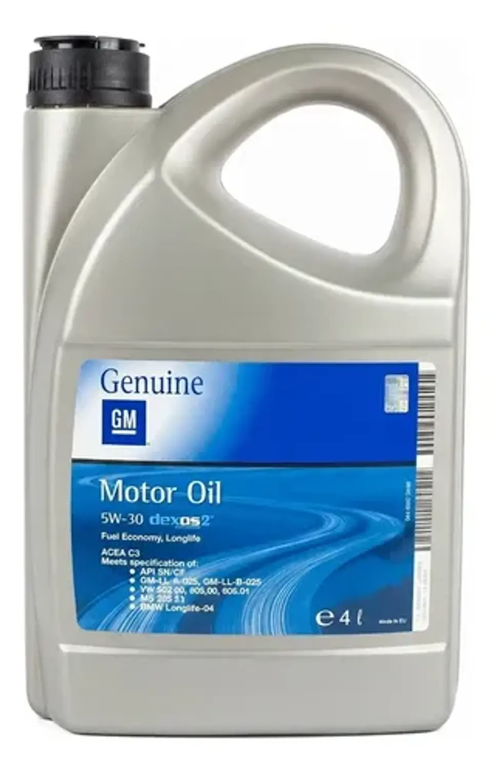 Aceite Lubricante 5w30 Genuine Gm Sn/cf C3 Dpf Dexos 2 4l 4