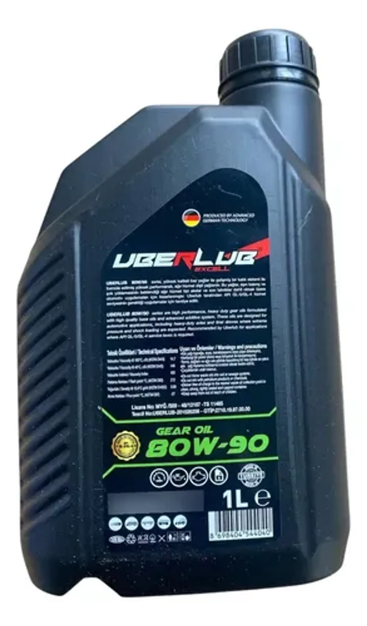 Aceite Para Transmision 80w90 Gl4 Uberlub 1l 3