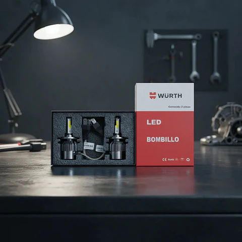 Kit Ampolleta Led H4  10-20v 60w 6000lm 