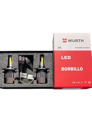 Kit Ampolleta Led H4  10-20v 60w 6000lm 2 Piezas