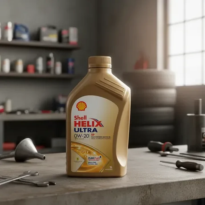 Aceite De Motor Shell Helix Ultra Sp C5 Dpf 0w20 1 Litro 1