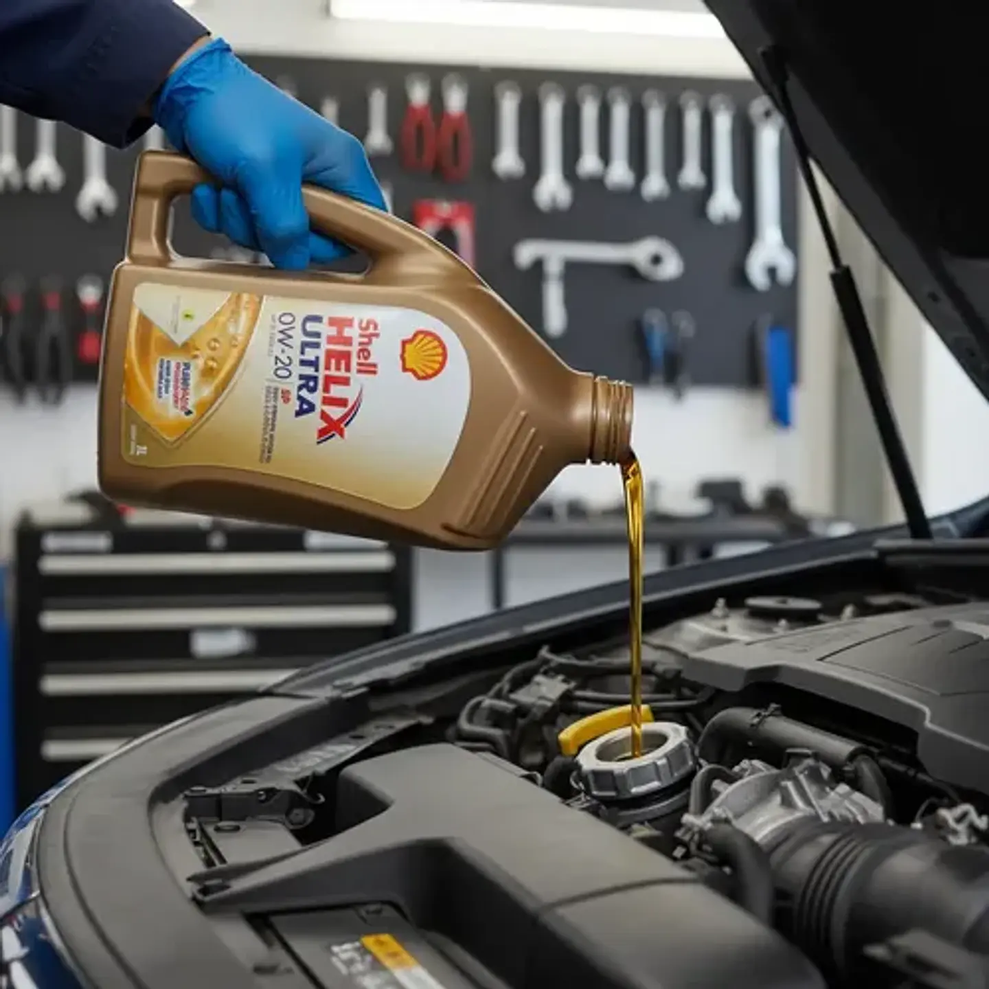 Aceite De Motor Shell Helix Ultra Sp C5 Dpf 0w20 1 Litro 2