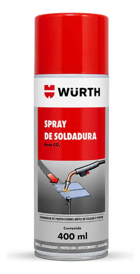 Spray Para Soldadura Antisalpicadura Wurth 400 Ml