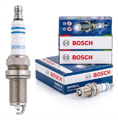 Juego De 4 Bujías Bosch Bkr5e11 Para Nissan V16 Accent Y Kia